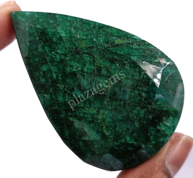 573.00 Ct Pear Shape Natural Green Emerald EGL Certified Opaque Loose Gems 5FRW