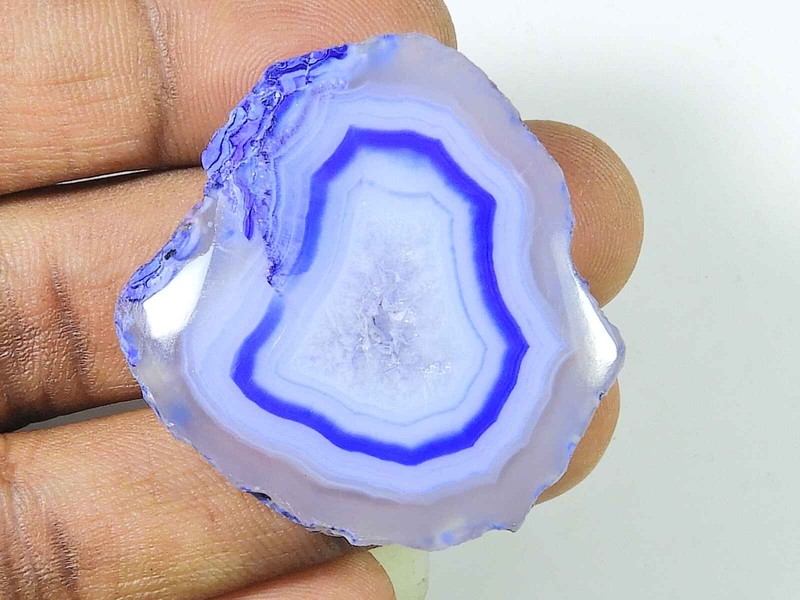 95Cts Dyed Druzy Agate Fancy Healing Crystal Cabs Loose Gemstone 36X40MM gallery