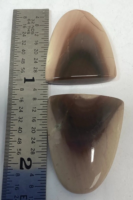2 Pieces Old Stock Imperial Jasper Tongues 48 Carats #51