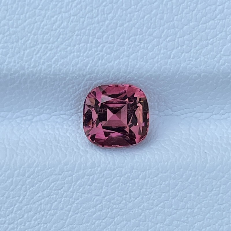 Natural Pink Tourmaline 1.37 Ct Cushion Cut | Congo | Loose Gemstone