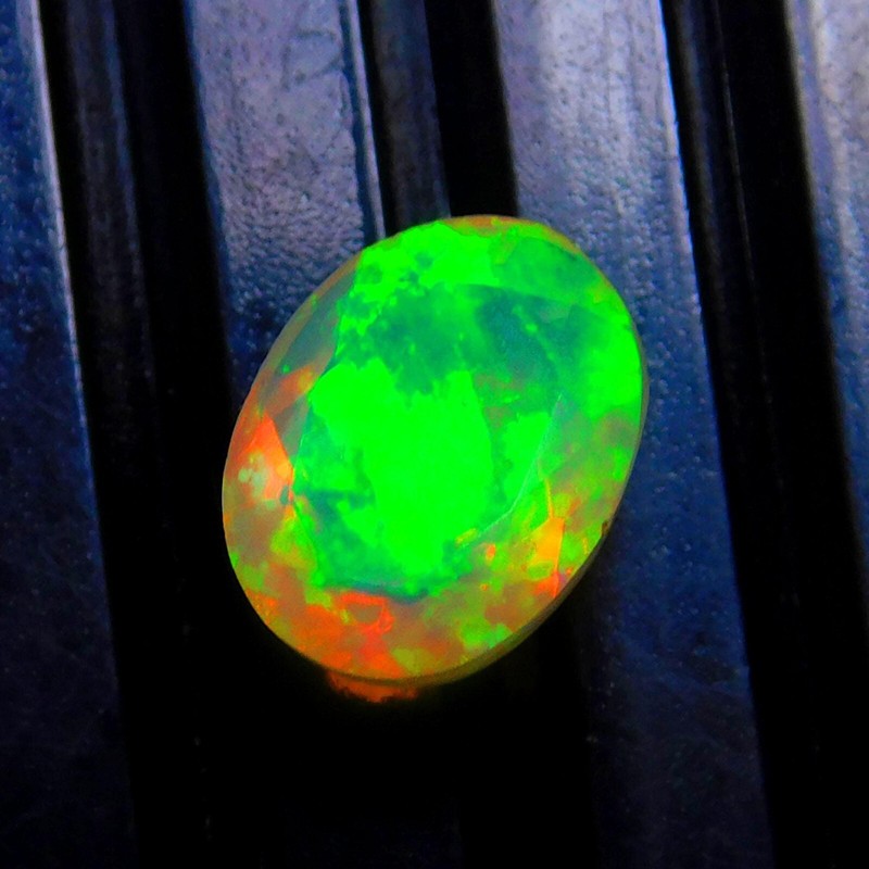 Top AAA Quality Faceted Ethiopian Opal Gemstone Size 9.7x7.3x4.8mm 1.65cts gallery