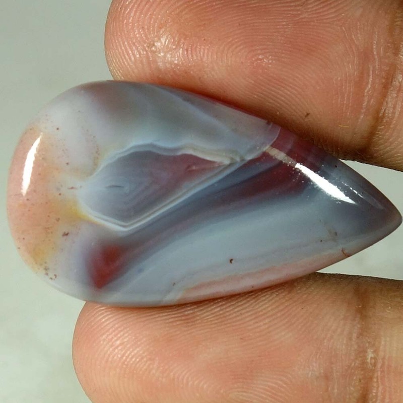 100% Natural Botswana Agate Oval Pear Cabochon Designer Loose Gemstones