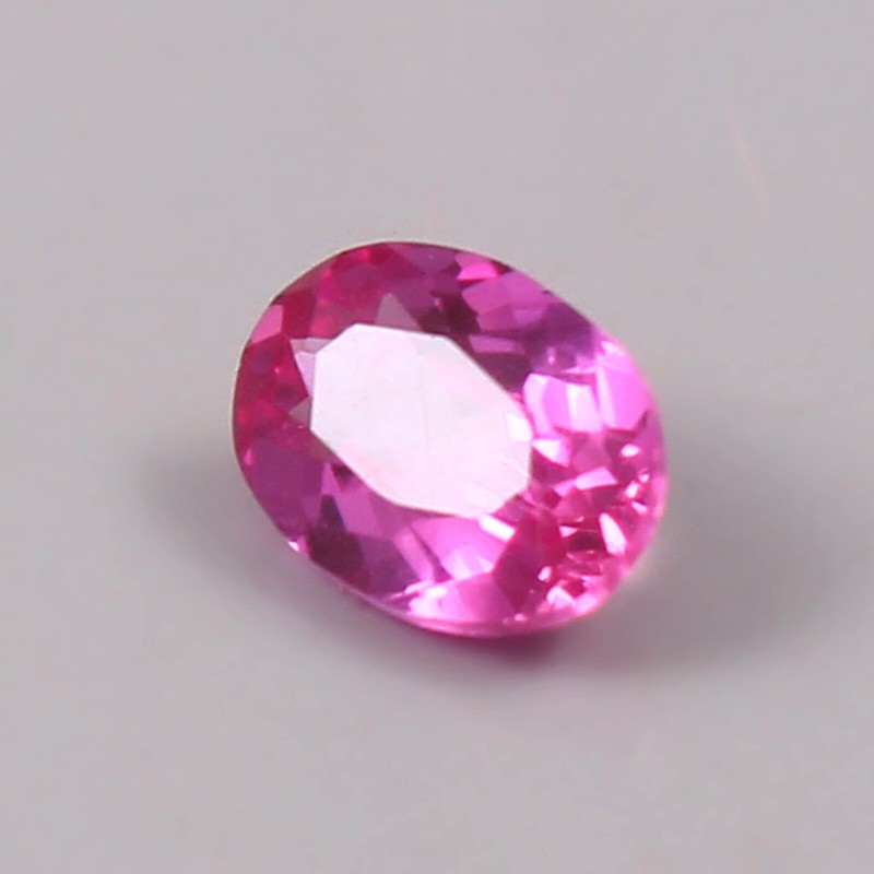 AAA Quality Natural Flawless Ceylon Pink Sapphire Loose Oval Gemstone Cut 7x5 MM gallery