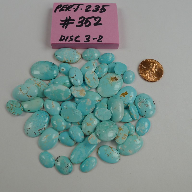 Persian Turquoise 100% Natural 58 Oval Cabochon 200 TCW