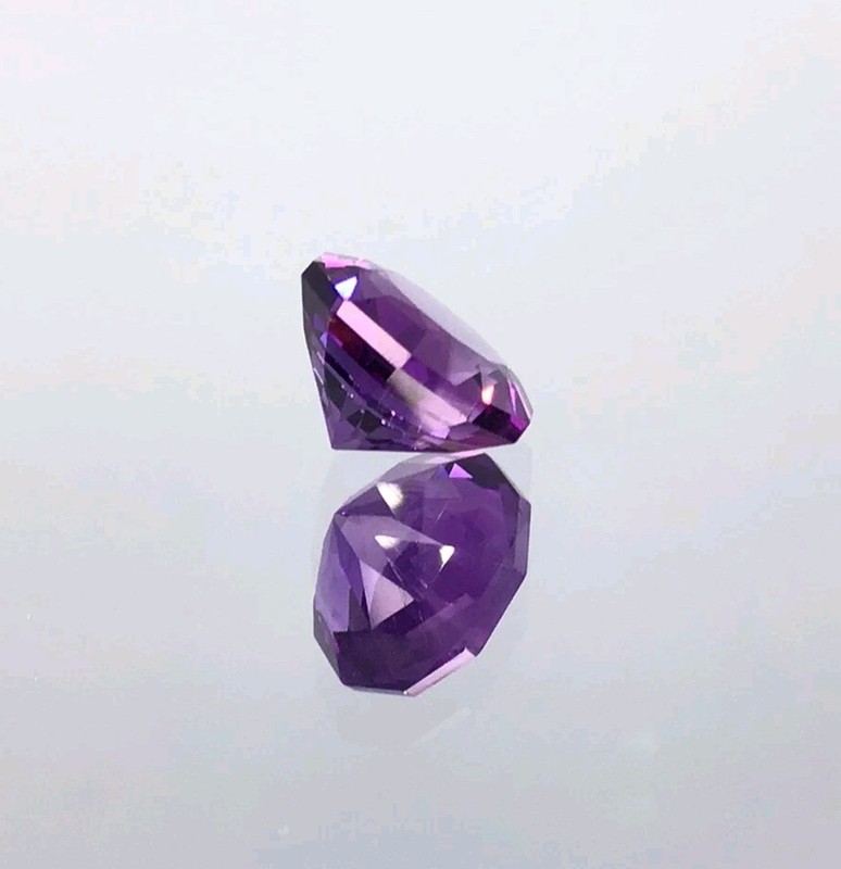 3.75ct Natural Amethyst VVS Fancy Cut Untreated Zambian Vivid Purple Gemstone ✨️ gallery