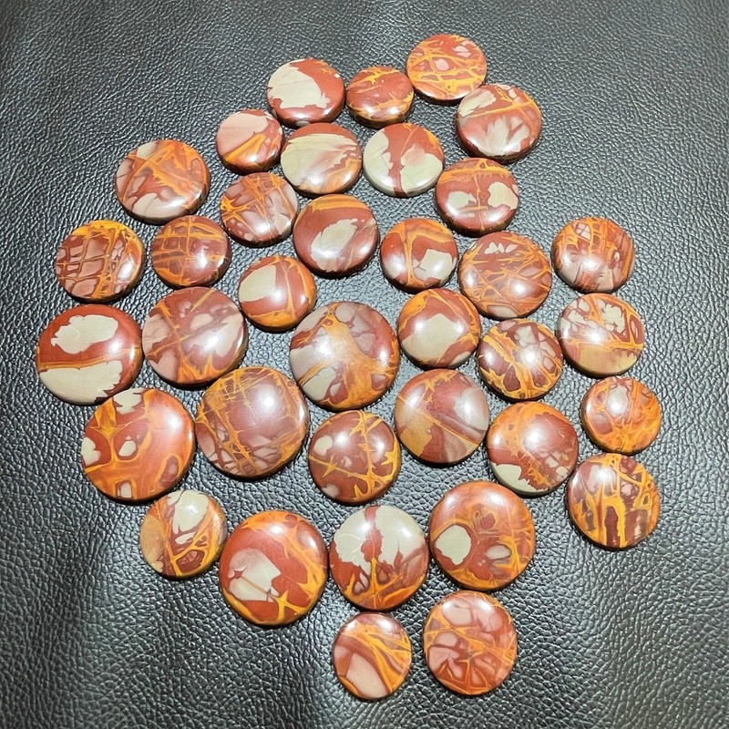 Natural Round Noreena Jasper Loose Astrology Cabochon Gemstone Jewelry Making