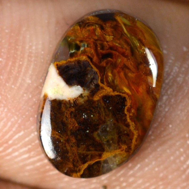 04.50 Cts 100% Natural High Class Pietersite Cabochon Loose Gemstone AE45