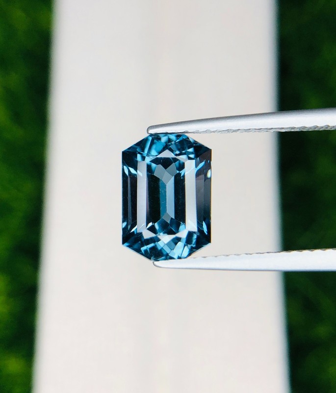 3.3 Ct Natural Beautiful Faceted Blue Topaz Fancy Cut Loose Gemstone Africa