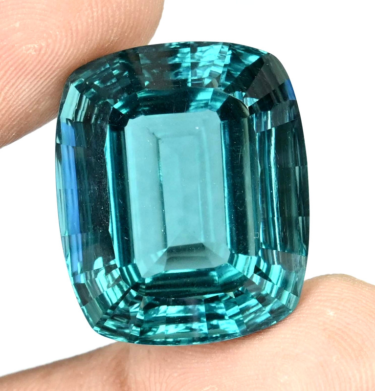 48.60 Ct Natural Paraiba Tourmaline Greenish Neon Blue Copper Loose Gemstone gallery