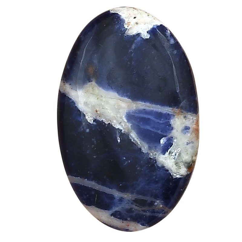 Natural Sodalite 31×19.5×5 mm Oval Shape Polished Loose Gemstone LS01810-26
