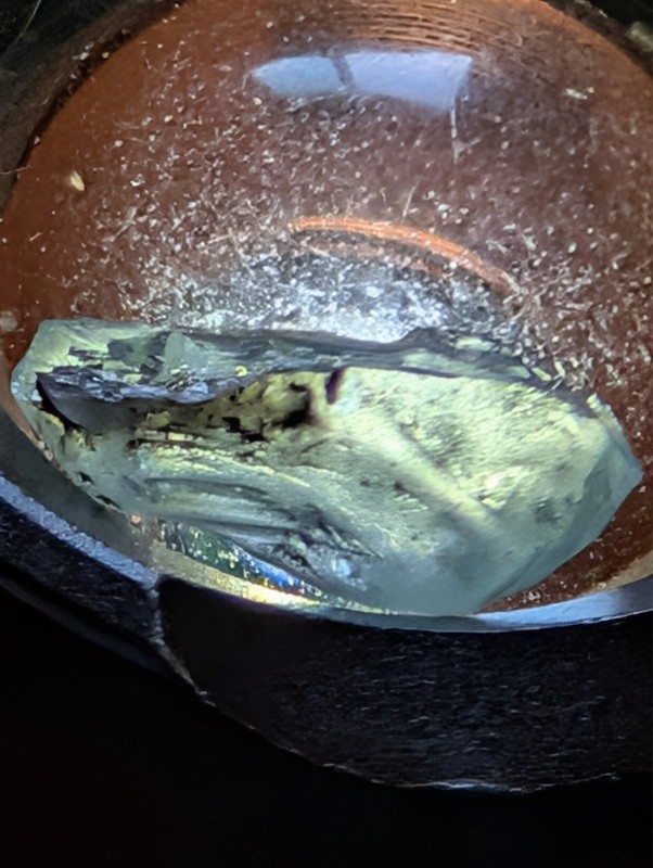 USA seller 6.23 cts cut to IF Blue Zircon facet rough gemstone specimen gallery