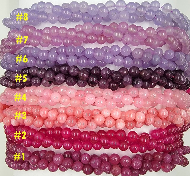 Rose Quartz Smooth Round Genuine Natural Gemstone Beads 8mm 15.5" Strand ORG149A gallery