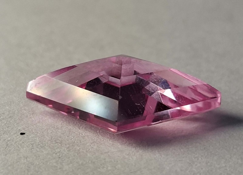 10-12 Ct Fancy Cut Shine Pink Sapphire Natural Certified Loose Gemstone SB643 gallery