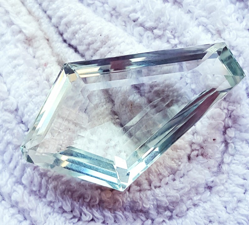 Fancy Shape Natural Light Green Amethyst 45 to 50 Ct Certified Loose Gemstone