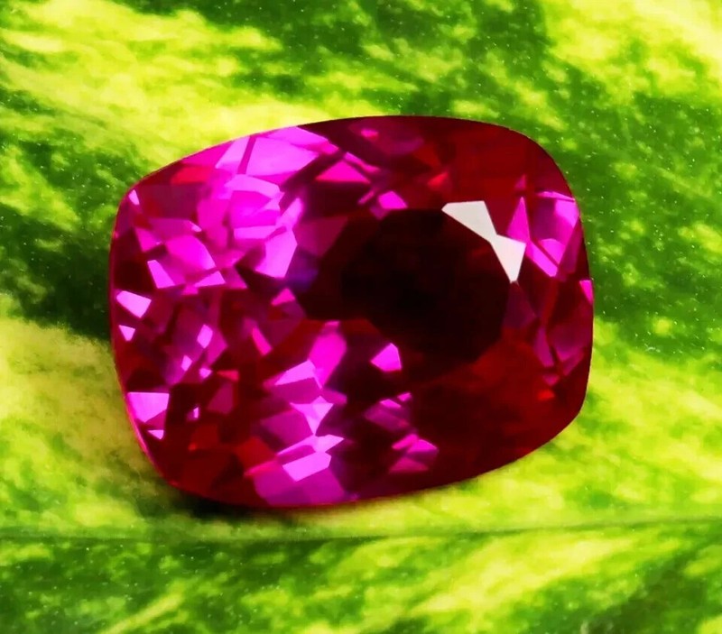 Natural Pink Sapphire Cushion Cut 12.30 Ct Stunning AGL Certified Loose Gemstone