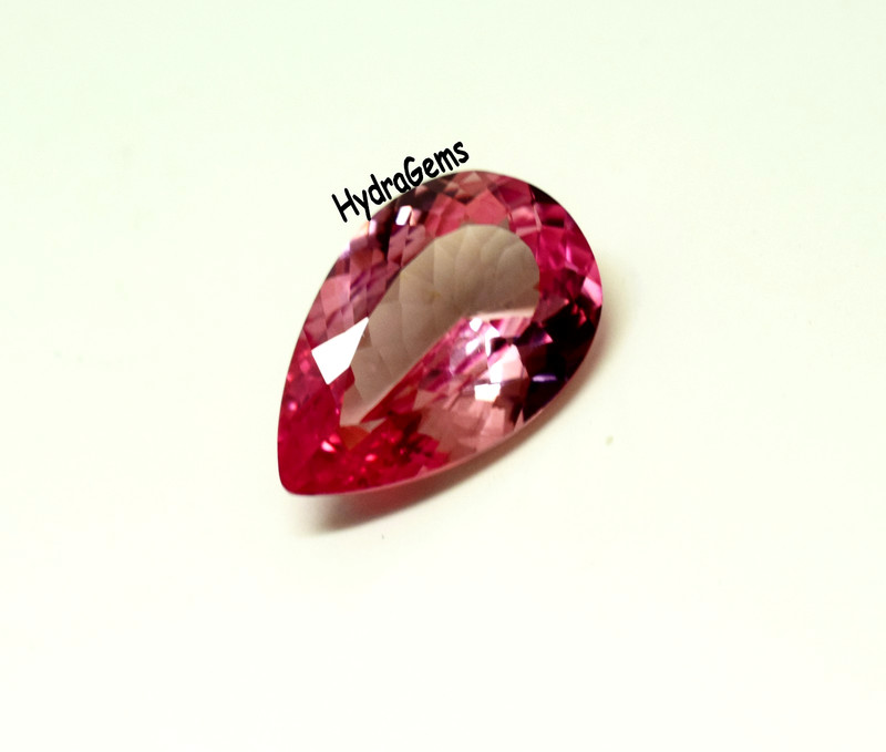 Pink Orange 25 Ct Approx. Ceylon Padparadscha Sapphire Pear Cut Loose Gemstone