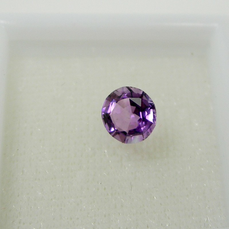 5.50 mm Round Natural Amethyst Loose Gemstone Light Violet Purple, 0.66 carat gallery
