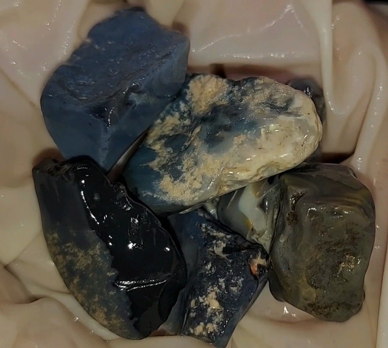 104.1ct Gamble Huge Solid Rough Black Opal Potch Lightning Ridge MASSIVE Mystery