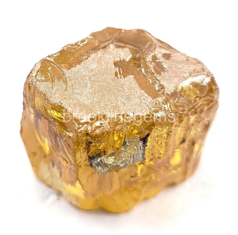 458.35 Ct Natural Yellow Sapphire Africa Rough EGL Certified Gemstone 5ARO