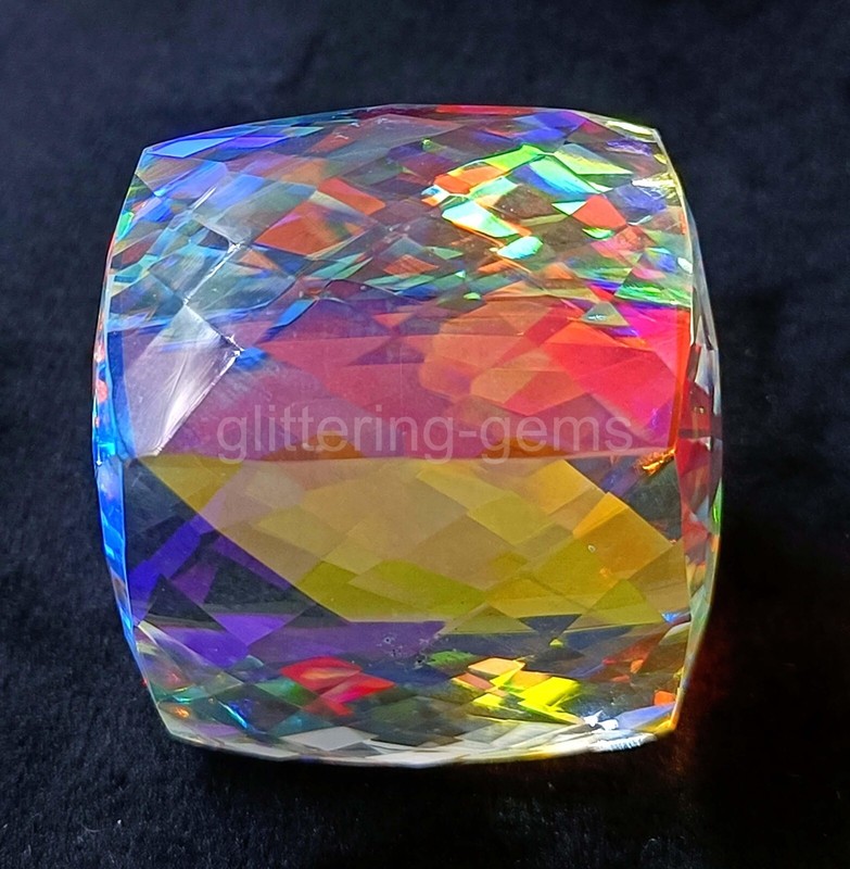 Natural Mystic Topaz 200.5 Ct Cushion Cut Brazil Certified IGL Loose Gems 5JSU gallery