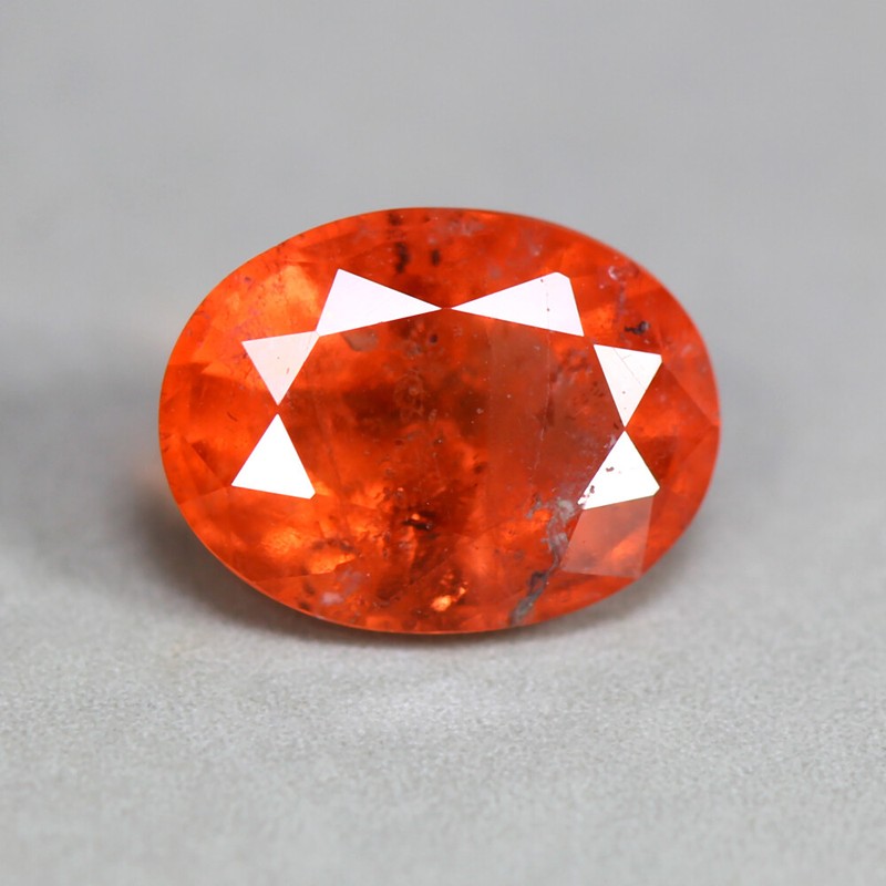 0.64 Cts_Antique Stone_100 % Natural Unheated Orange Hackmanite_Afghanistan
