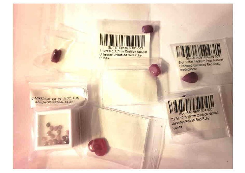 6pcs rubies and one multiple pieces wholesale lot, approx.40 carats total weight