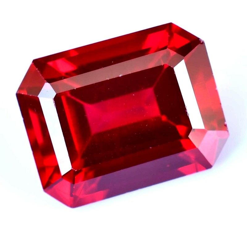 Natural Red Myanmar Spinel 10.05 CT Certified Emerald Stunning Treated Gemstone