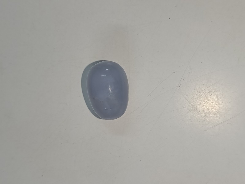 Chalcedony Egg Shape Lavender Color 35 Cts 21 x 15 MM Approx. Natural Gemstone gallery