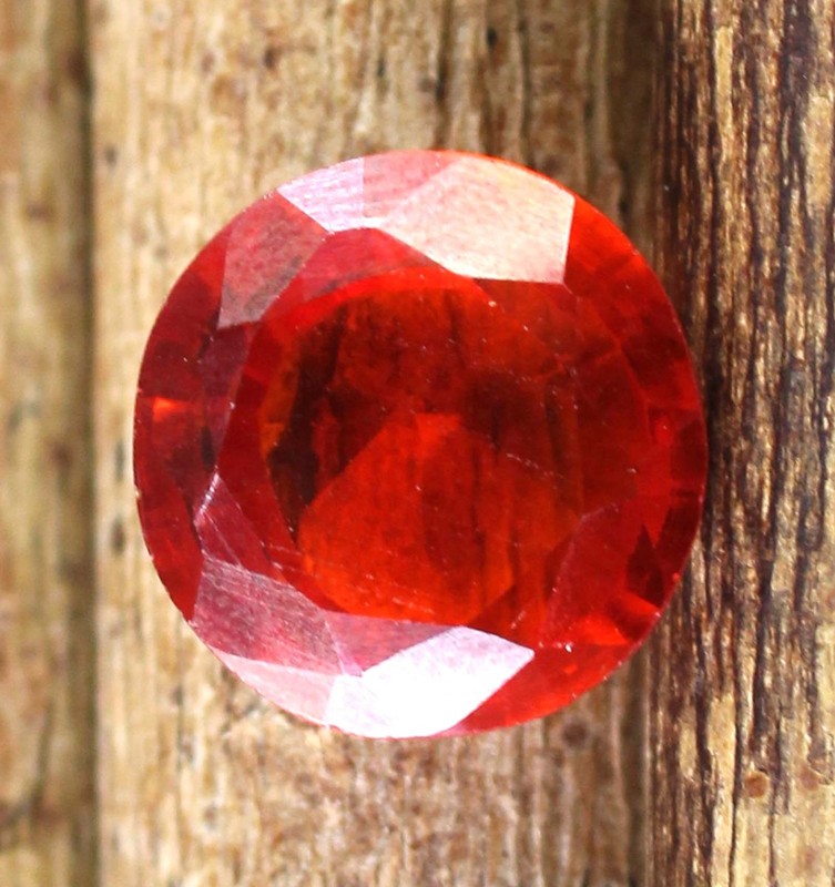 18.65 Ct Natural Round Orange Zircon Gemstone Certified T28358 Father's Day Gift gallery