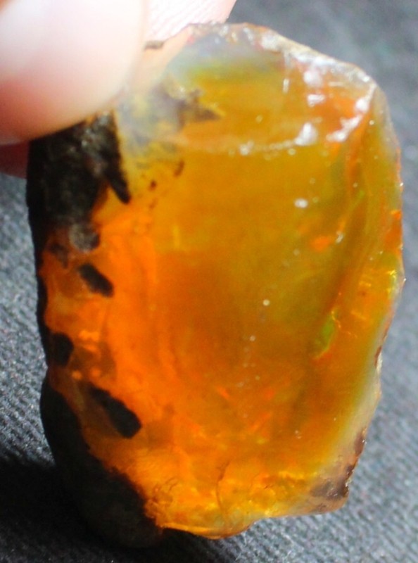 Opal Rough, Ethiopian Opal Rough, Raw opal crystal, fire opal rough 33.80 cts gallery