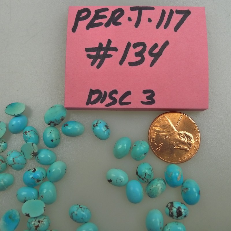 Persian Turquoise 100% Natural 188 Oval Cabochon 200 TCW gallery