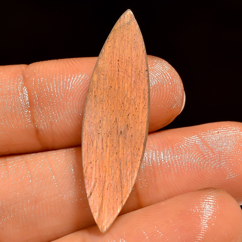12 Ct 100% Natural Labradorite Marquise Shape Cabochon Loose Gemstone 34X9X4 mm gallery