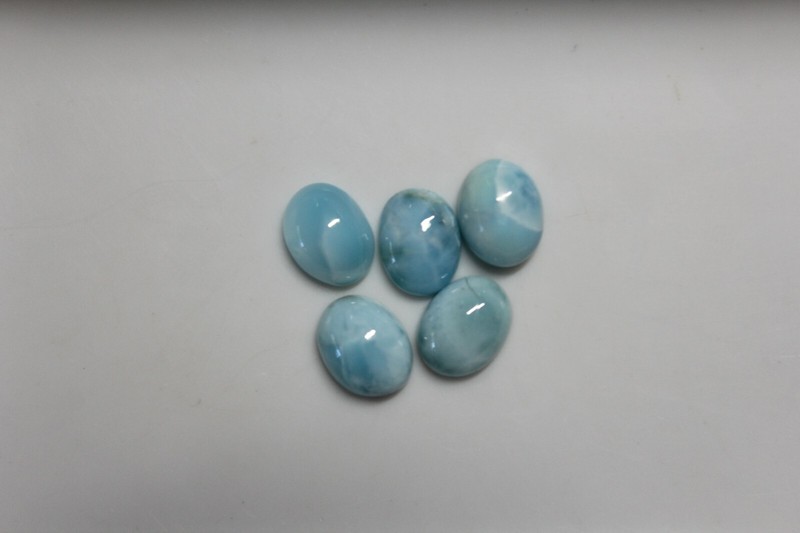 Larimar 6x4mm 7x5mm 8x6mm 9x7mm 10x8mm 12x10mm 14x10mm Oval Cabochon Gem(s) gallery
