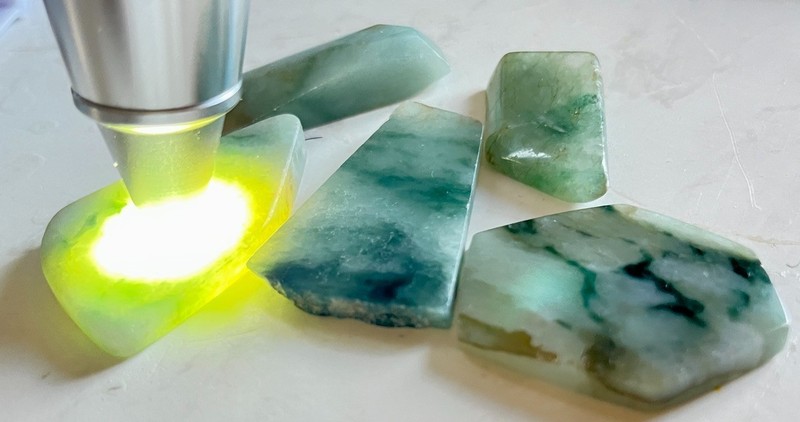 Authentic Burmese Polished Jadeite make Cabochon Pendants 323ct gallery