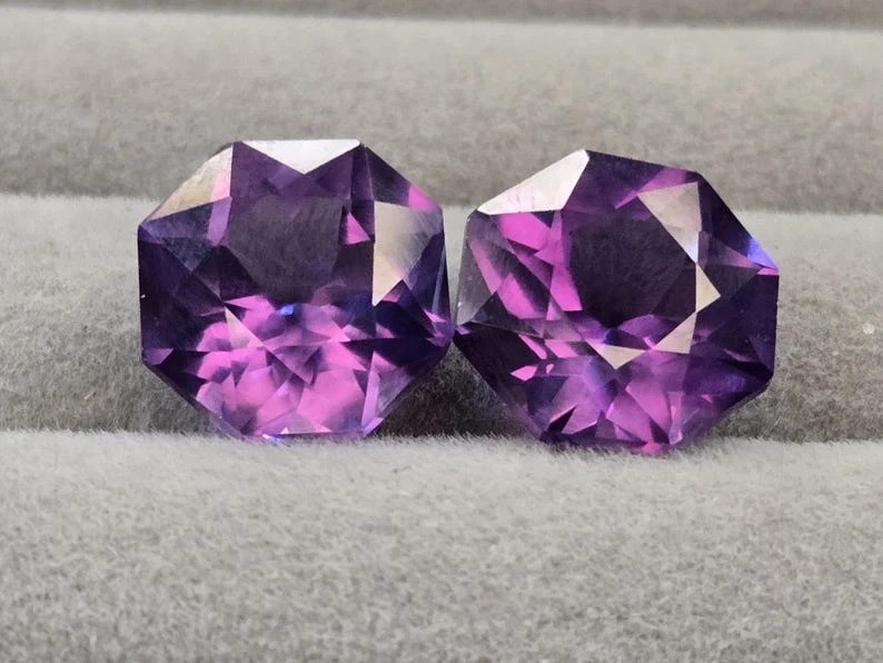Natural Certified Alexandrite Hexagon 10 Ct Cut Color-Change Loose Gemstone