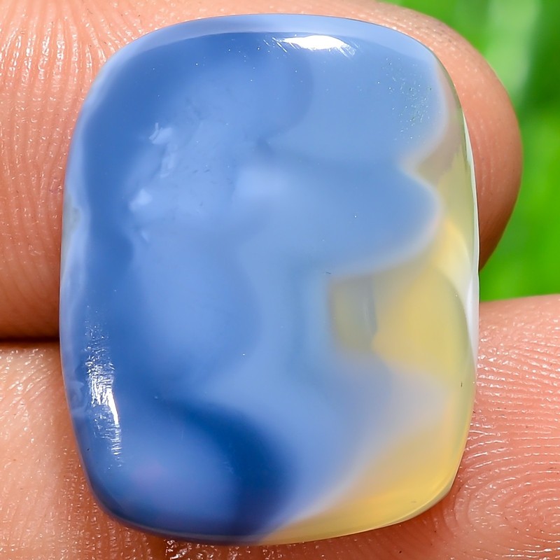Natural Owyhee Blue Opal Mix Cabochon Loose Gemstone 5 Pcs 73 Ct. 15X15 21X17 mm gallery
