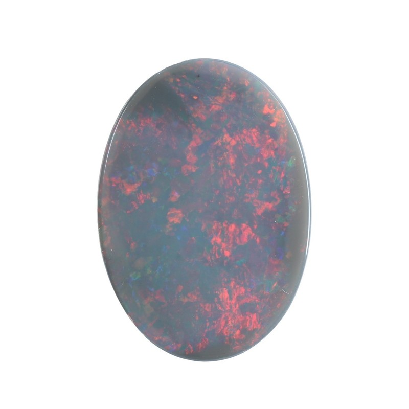 Dark opal 13.95ct 27 x 19mm Australian natural solid loose stone Lightning Ridge