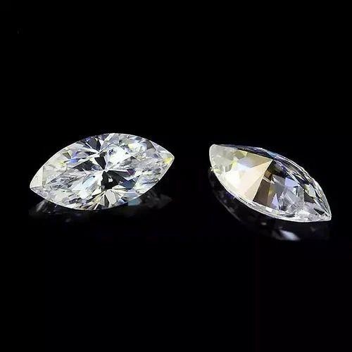 1.70 Ct Loose Moissanite Marquise Cut 6 x 12 MM D Color, IF CLARITY Certified gallery