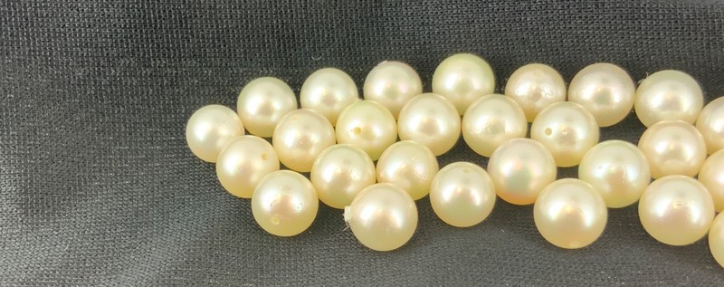 Lot of 64 Genuine Cultured Freshwater Pearls Gemstone Jewelry Drilled - 6mm gallery