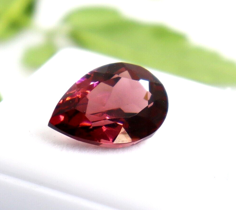 Loose Gemstone 9 to 10 CT Pear Shape Natural Hessonite Brown Garnet Best Offer