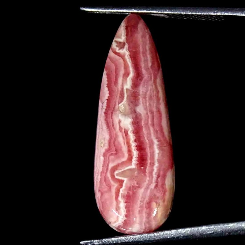 17.00Cts Natural Rhodochrosite Pear Cabochon loose Gemstone