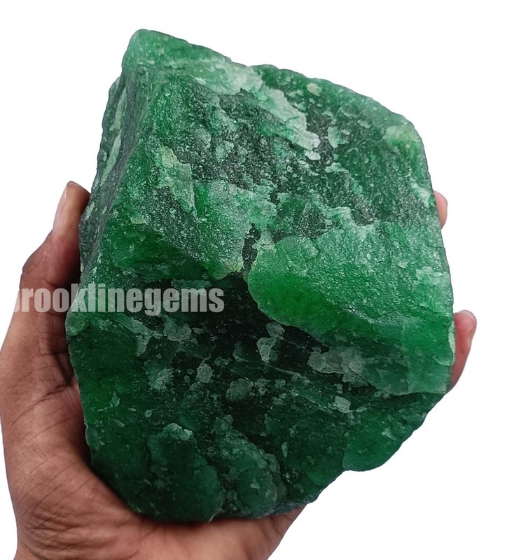 Massive 3000 Ct Dyed Emerald Rough Real Green Uncut Gemstone EGL Certified 5ASM