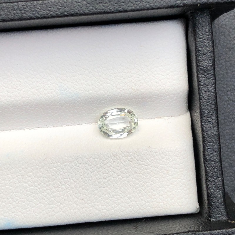 1.10 Ct Natural Milky Sapphire Oval Cut | Sri Lankan Sapphire, Ethical Gemstone gallery