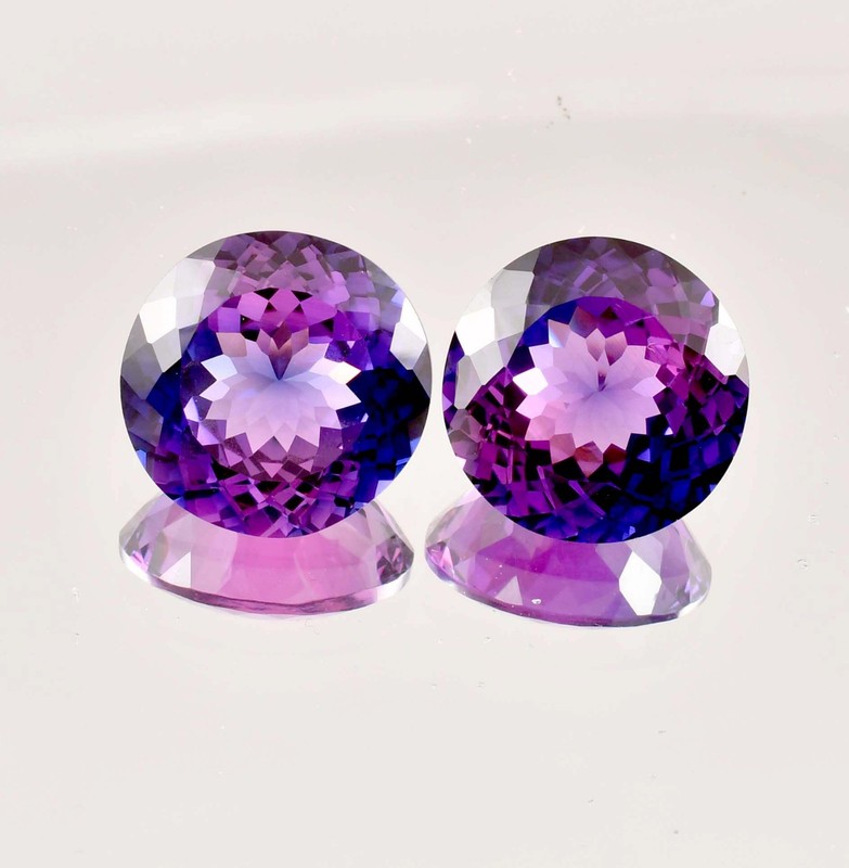 1 Pair Flawless Java Plum Sapphire Loose Gemstone GIT Certified Size Available gallery
