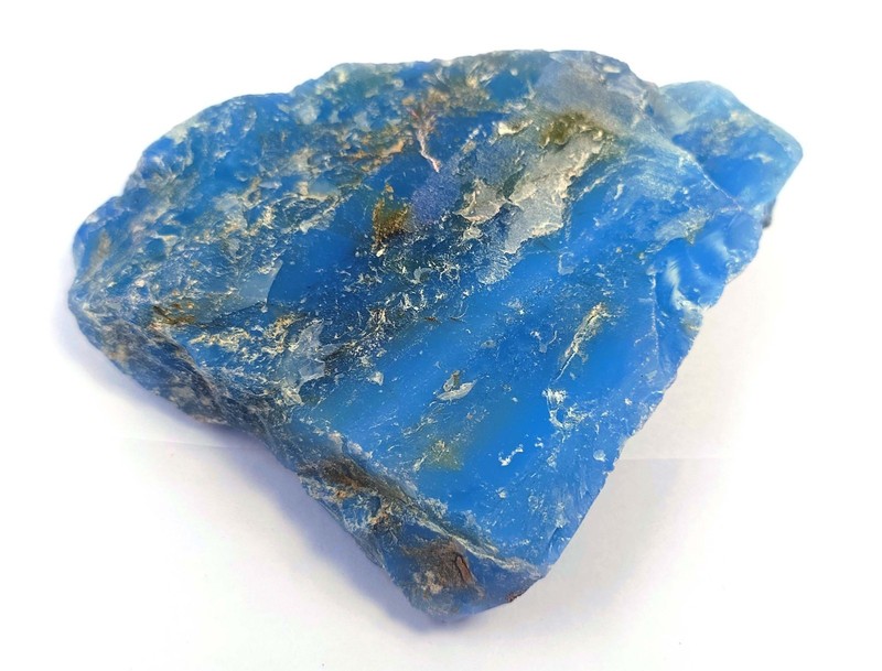 NATURAL CERTIFIED 827 CT AUSTRALIA SKY-BLUE OPAL ROUGH OPAQUE GEMSTONE 6FGR