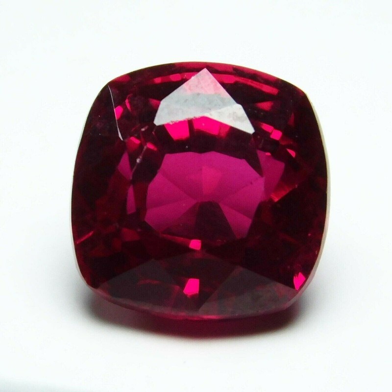 NATURAL BLOODY RED RUBY 10.00 CARAT CUSHION CUT CERTIFIED LOOSE GEMSTONE