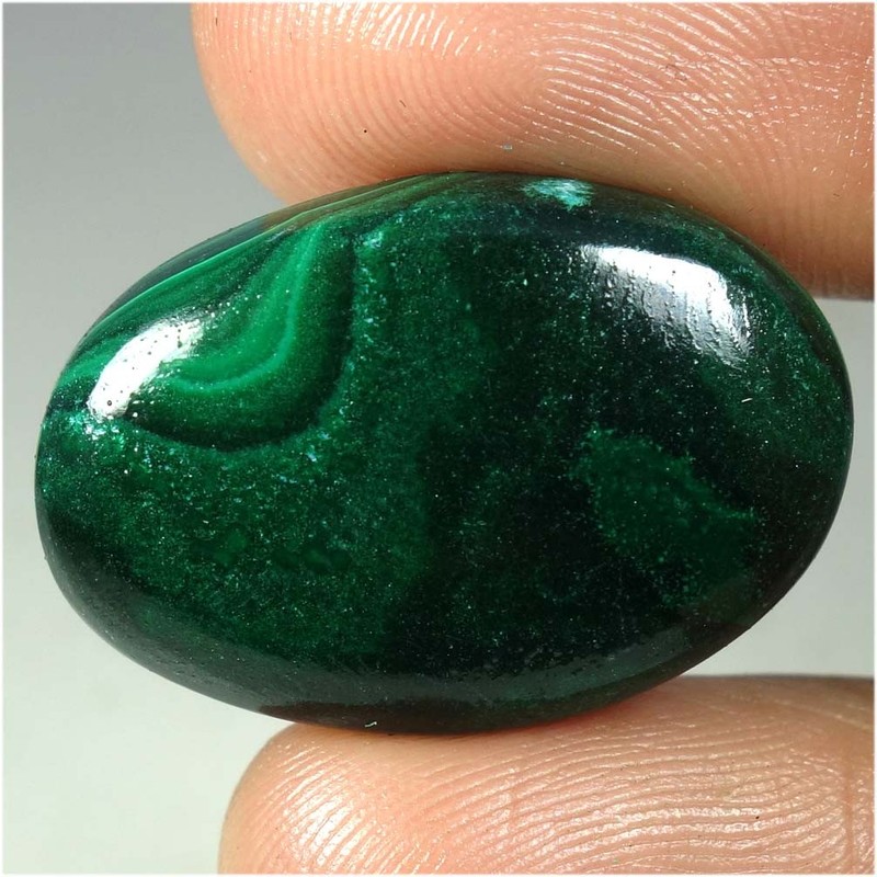 100% Natural Malachite Chrysocolla Oval Cabochon Stone 42.90Cts 19mm 28mm 05mm