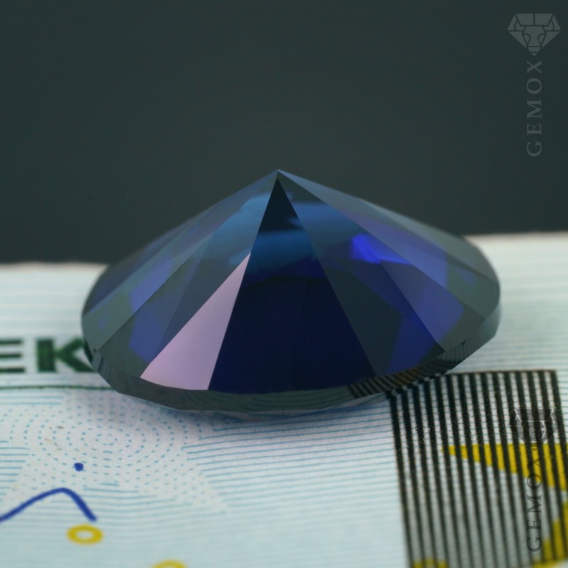Blue Sapphire Oval Cut Loose Gemstone Royal Blue Corundum LabGrown Faceted Stone gallery