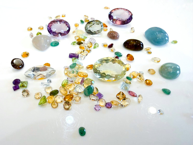 110 CARAT GEM LOT NATURAL UNTREATED GENUINE LOOSE GEMSTONES