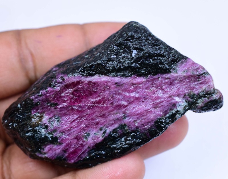 100% Natural African Ruby in Zoisite 552.30CT Specimen Facet Rough AGL Certified